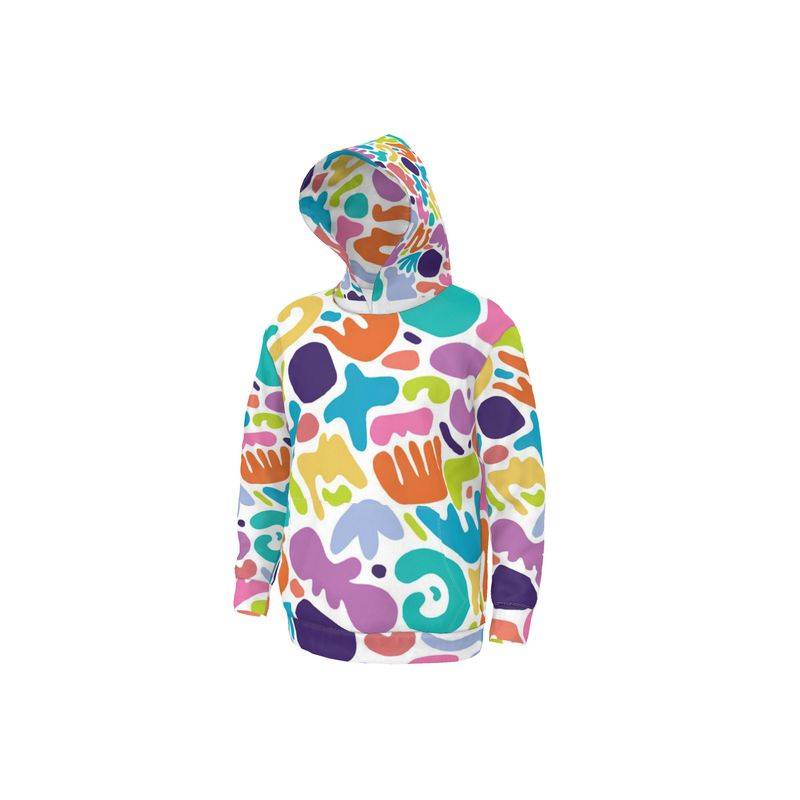 Pastel Cut Out Shapes Hoodie